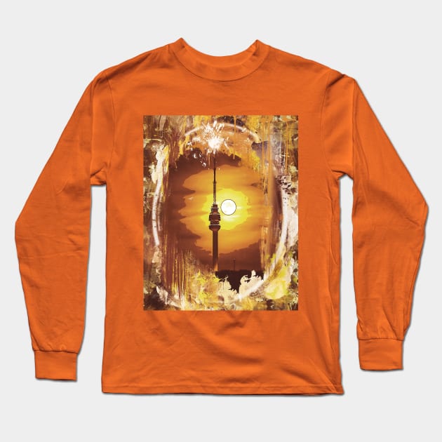 Belgrade - Avala - digital art Long Sleeve T-Shirt by AllforWall